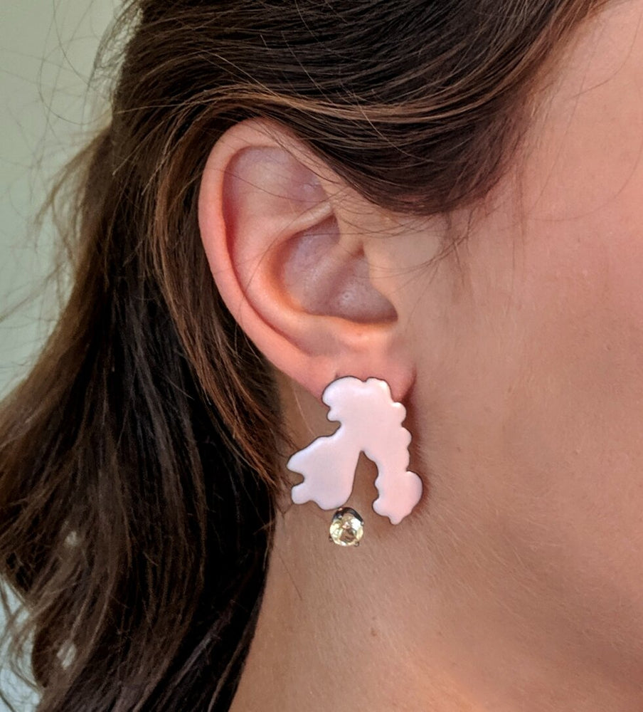 Pink Pastiche earrings