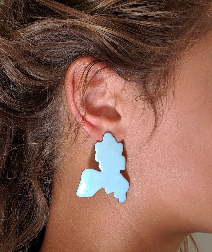 Large Glow Blob earrings