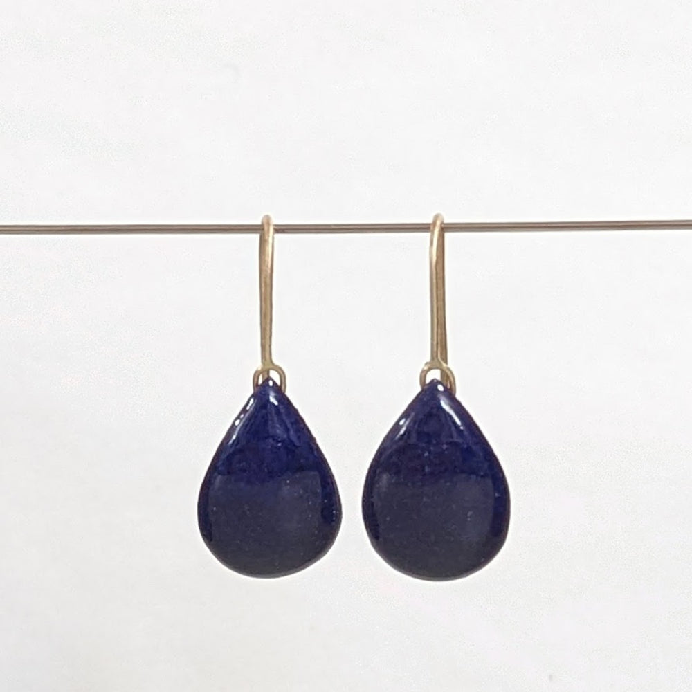 Blue Raindrop Earrings