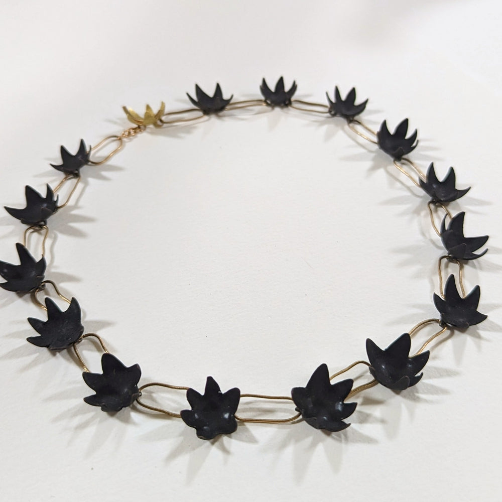 Black Spiky Necklace