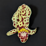 Yellow Orchid Pin