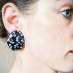 Large Space Opal Earrings