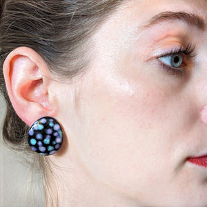 
                
                    Load image into Gallery viewer, Small Space Opal Earrings
                
            