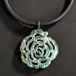 Green Rose Pendant