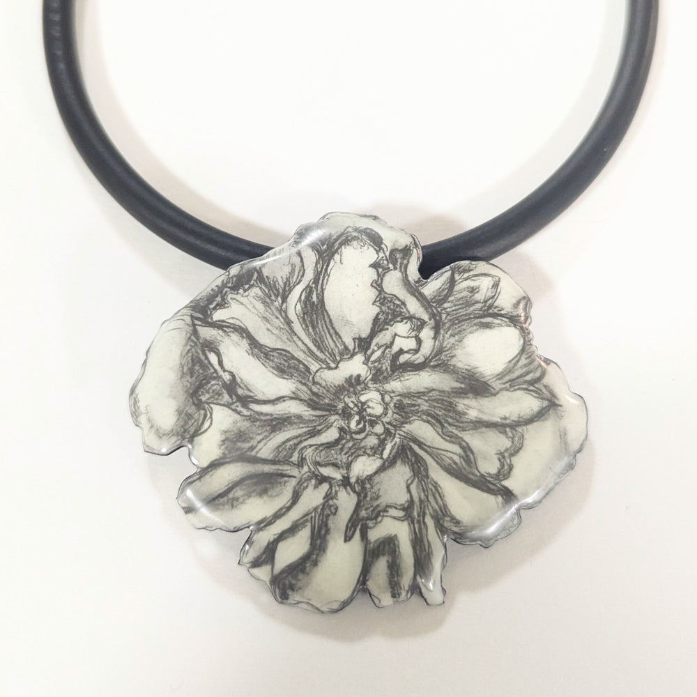 Ivory Rose Pendant