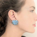 Blue Pop Art Earrings