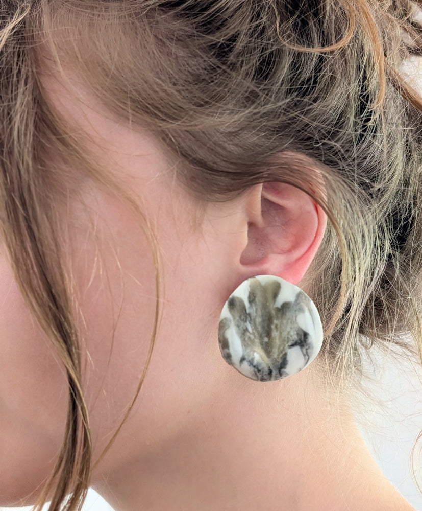Sculpted Moss Earrings