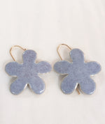 Hyacinth Purple Cheeky Flower Earrings