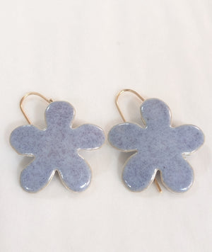 Hyacinth Purple Cheeky Flower Earrings