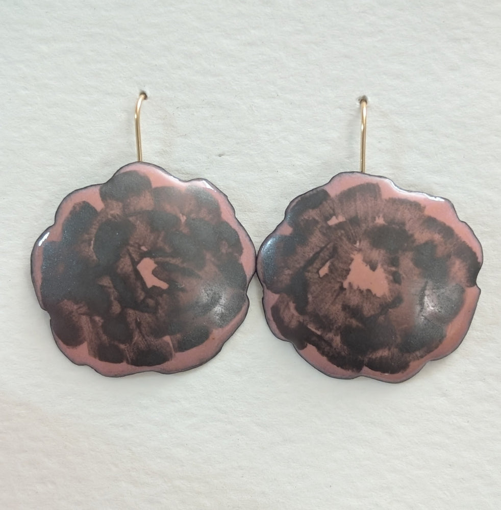 Small Dusty Rose Earrings