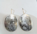 Oval Moss Earrings