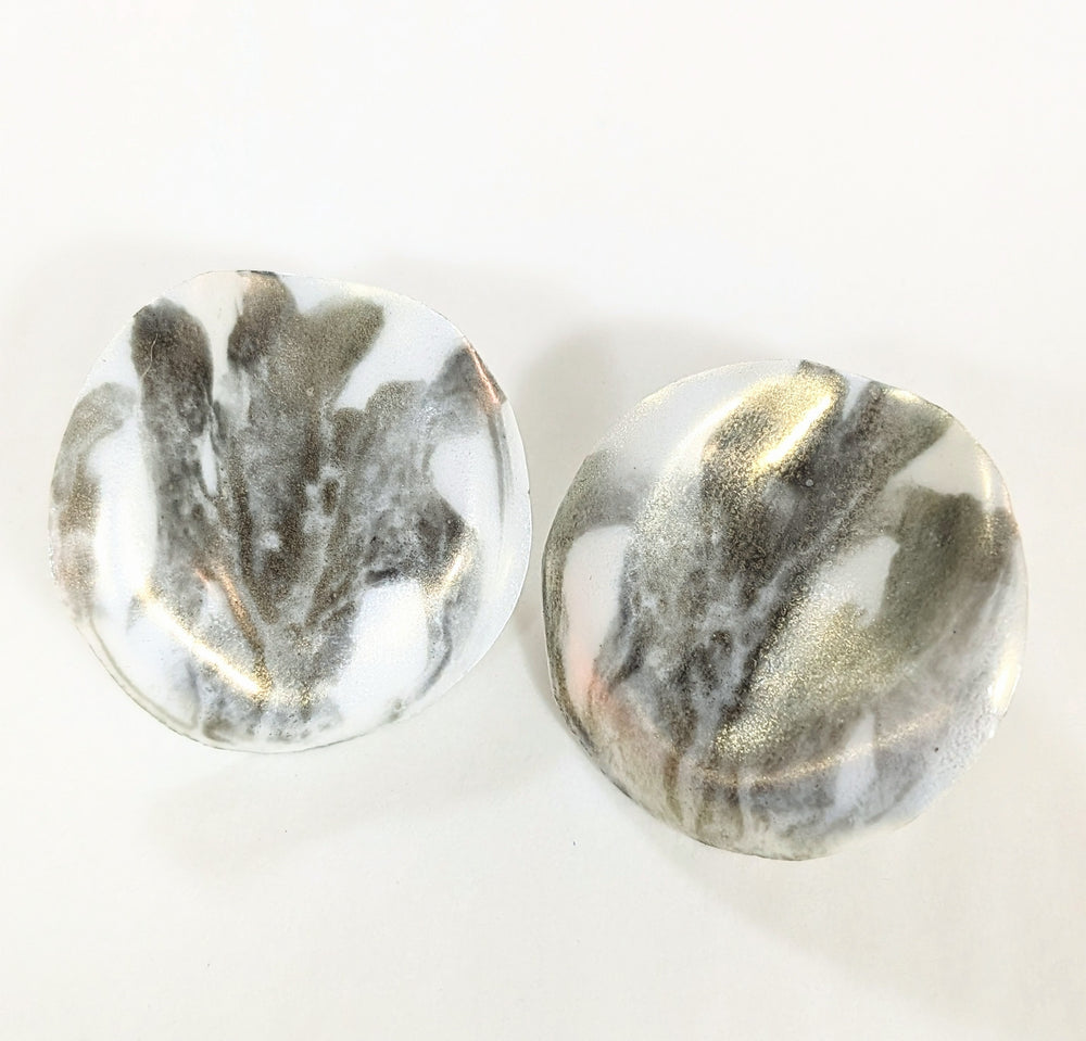 Sculpted Moss Earrings