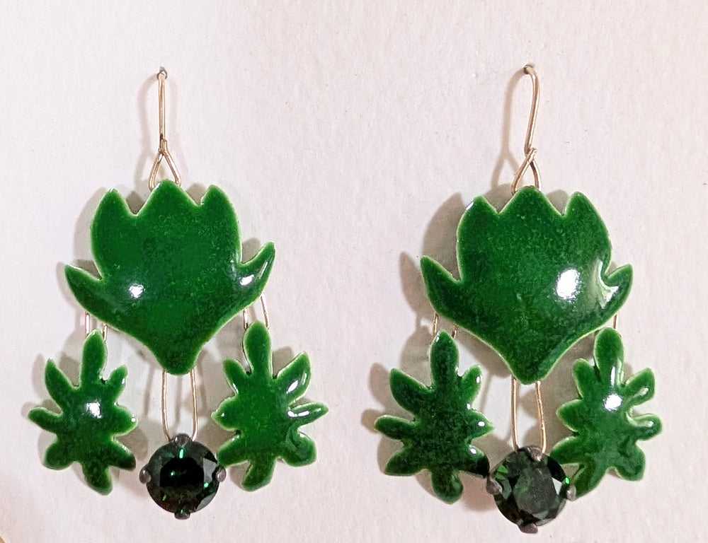Glorious Green Earrings