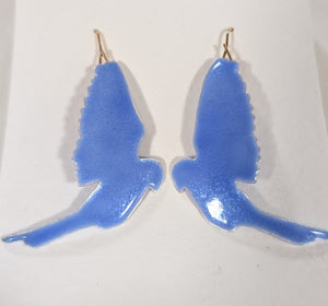 Large Blue Birds