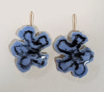 Blue Floral Earrings