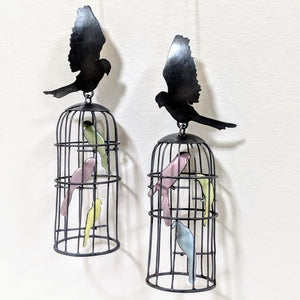 Caged Bird Earrings