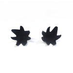 Large Black Spikey Studs