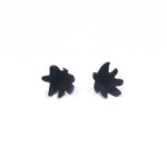 Medium Black Spikey Studs