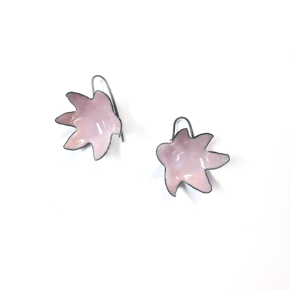 Pink Spikey Dangle Earrings