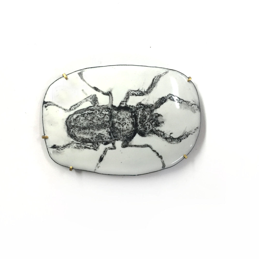 Beetle Necklace / Pin